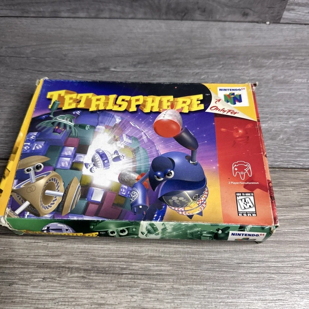 Tetrisphere‎ N64 Nintendo 64 Complete CIB Authentic